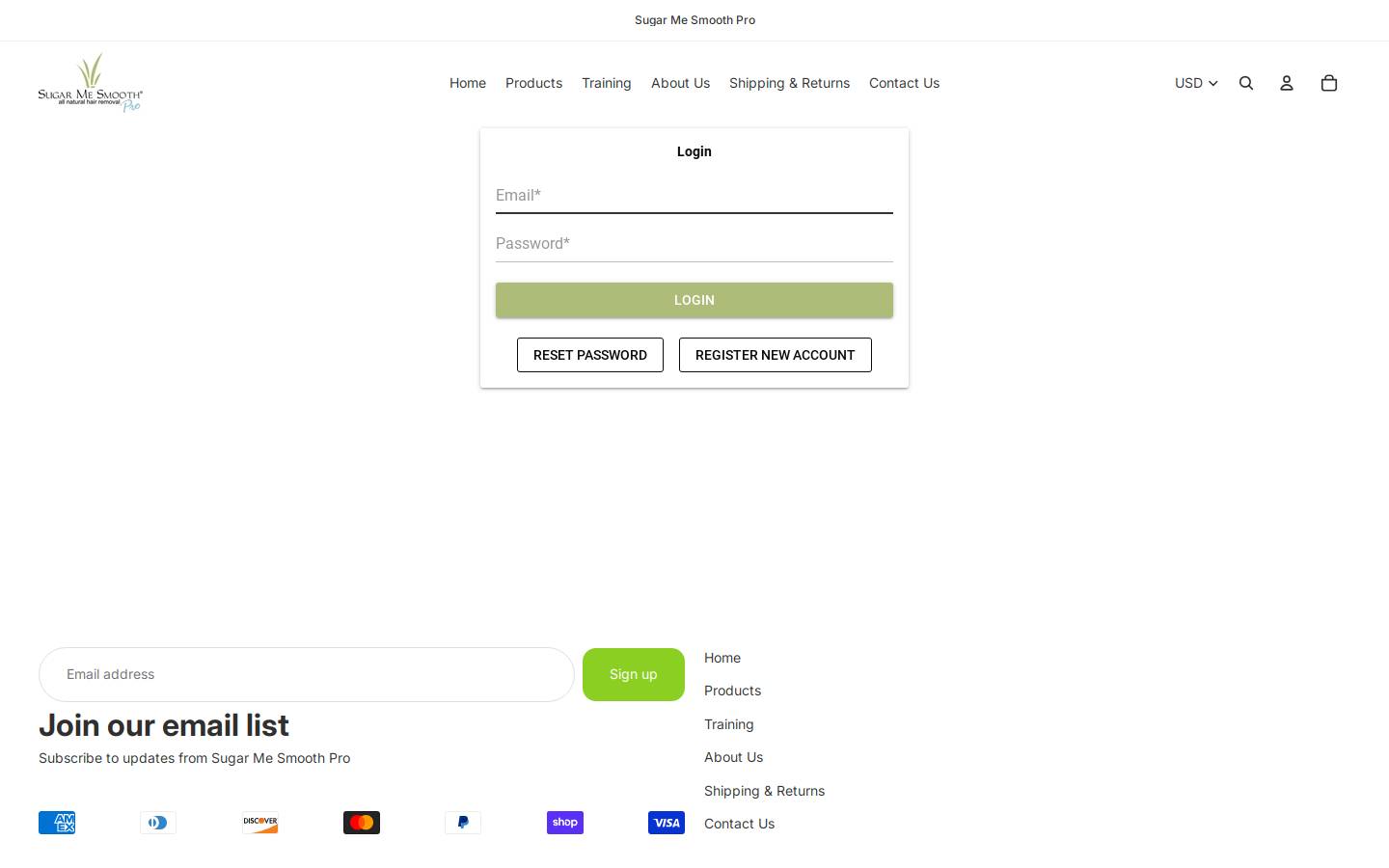 sugarmesmoothpro.com homepage screenshot