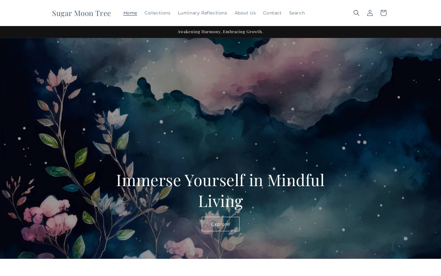 sugarmoontree.com homepage screenshot