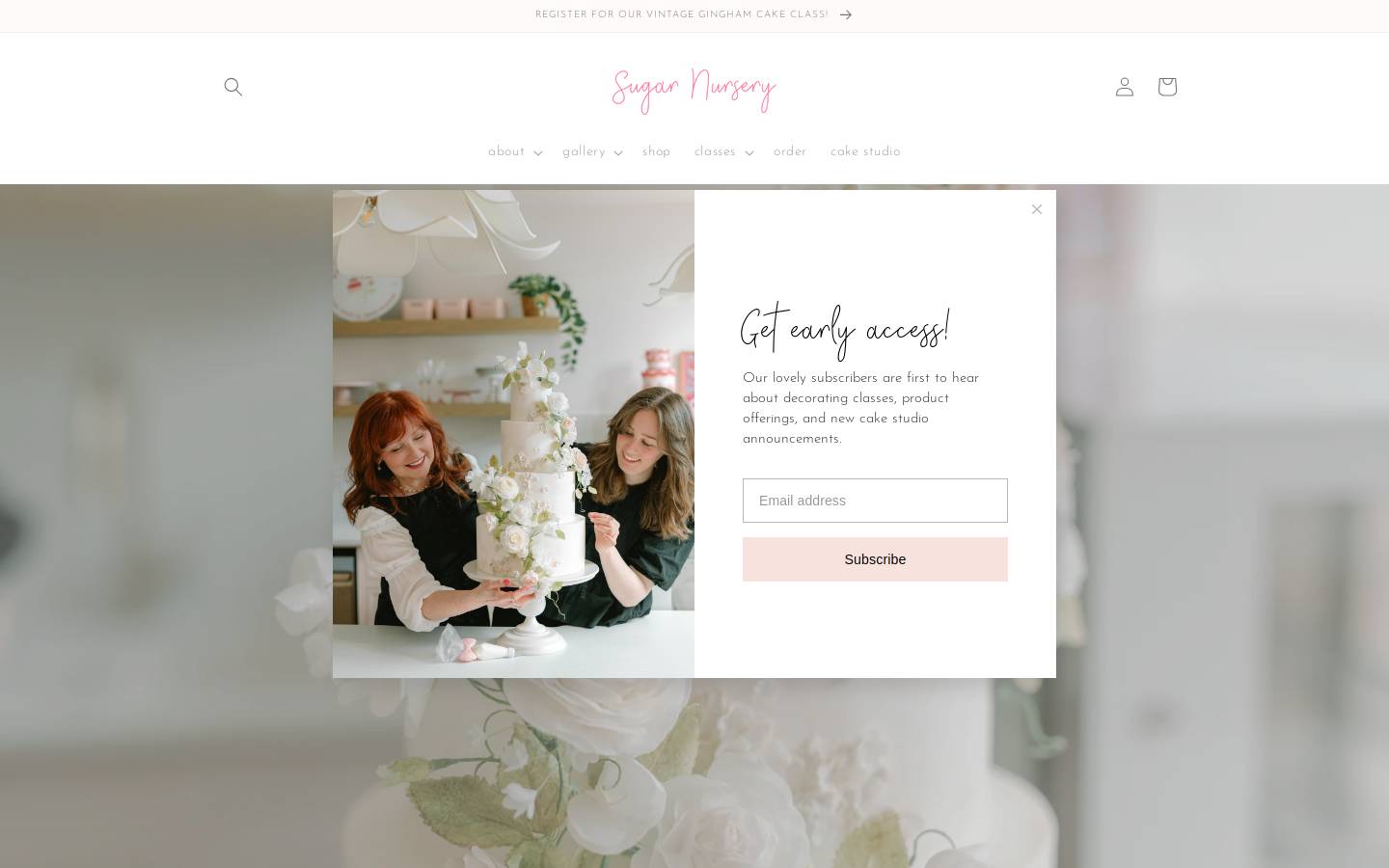 sugarnursery.ca homepage screenshot