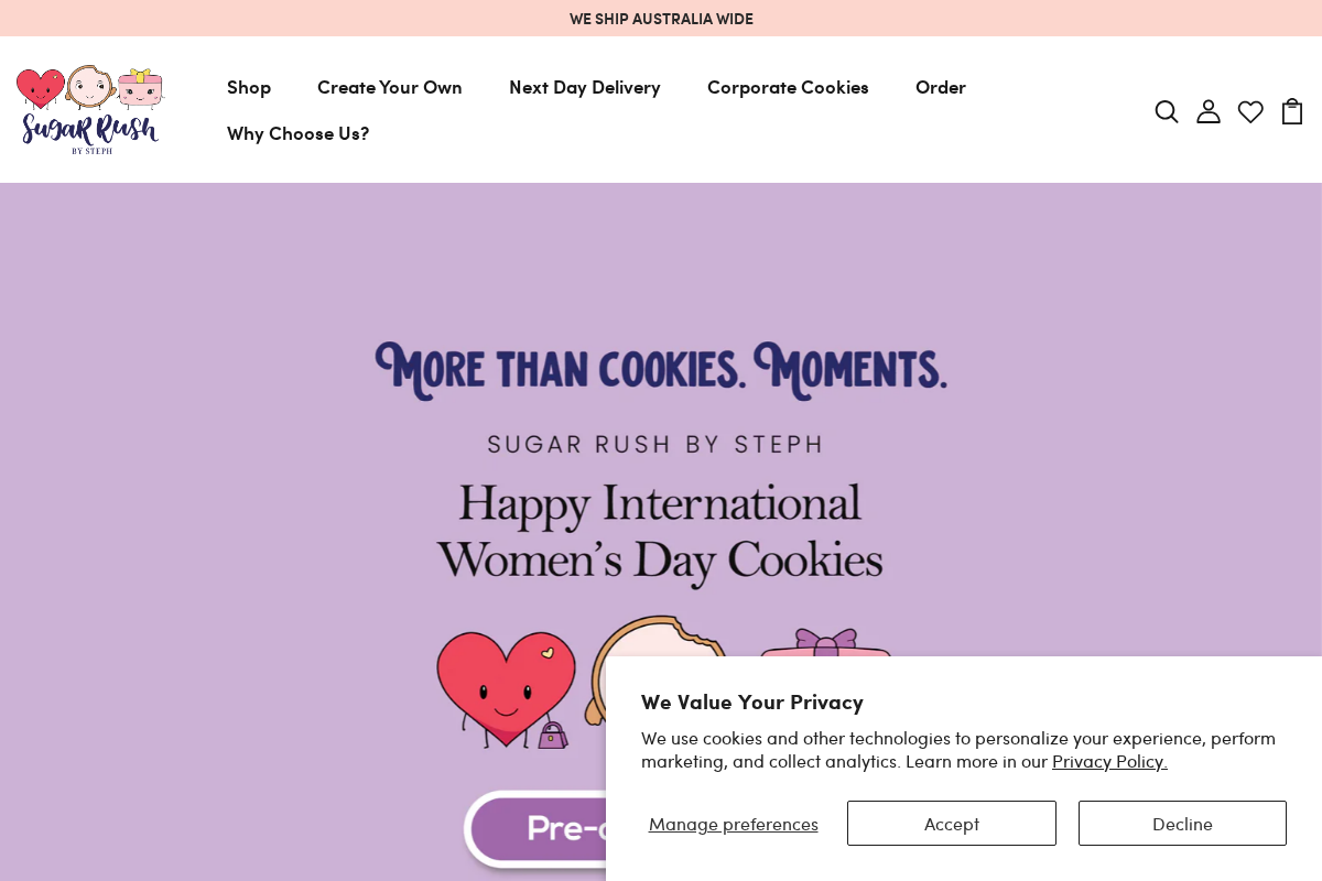 Sugar Rush by Steph homepage screenshot
