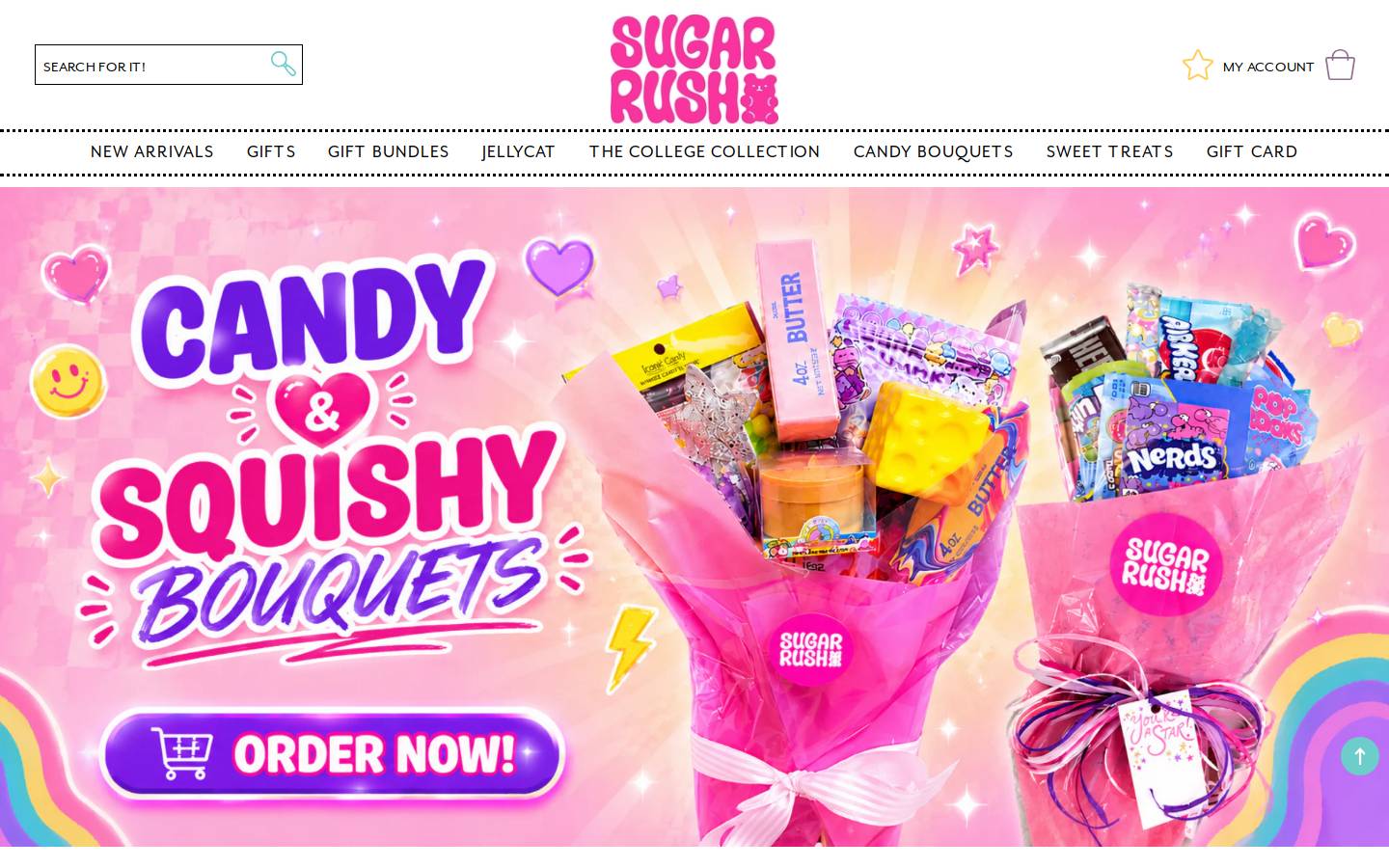 sugarrushnj.com homepage screenshot