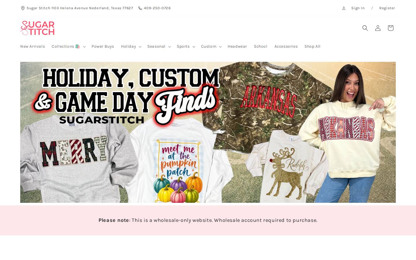 sugarstitch.com homepage screenshot