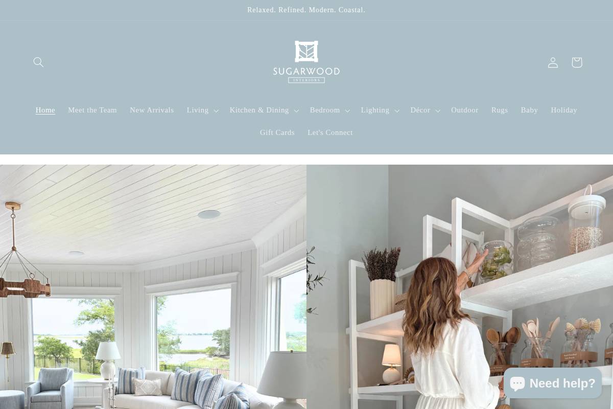 sugarwoodnc.com homepage screenshot