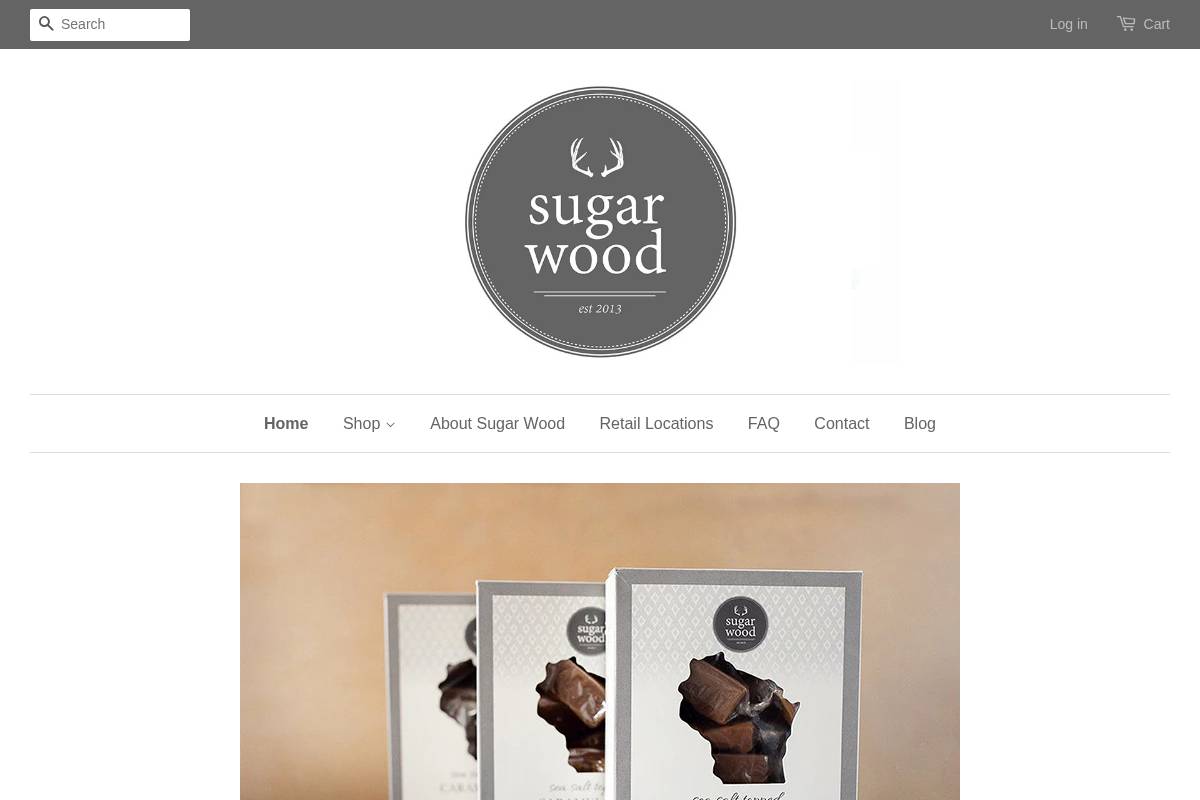 sugarwoodshop.com homepage screenshot