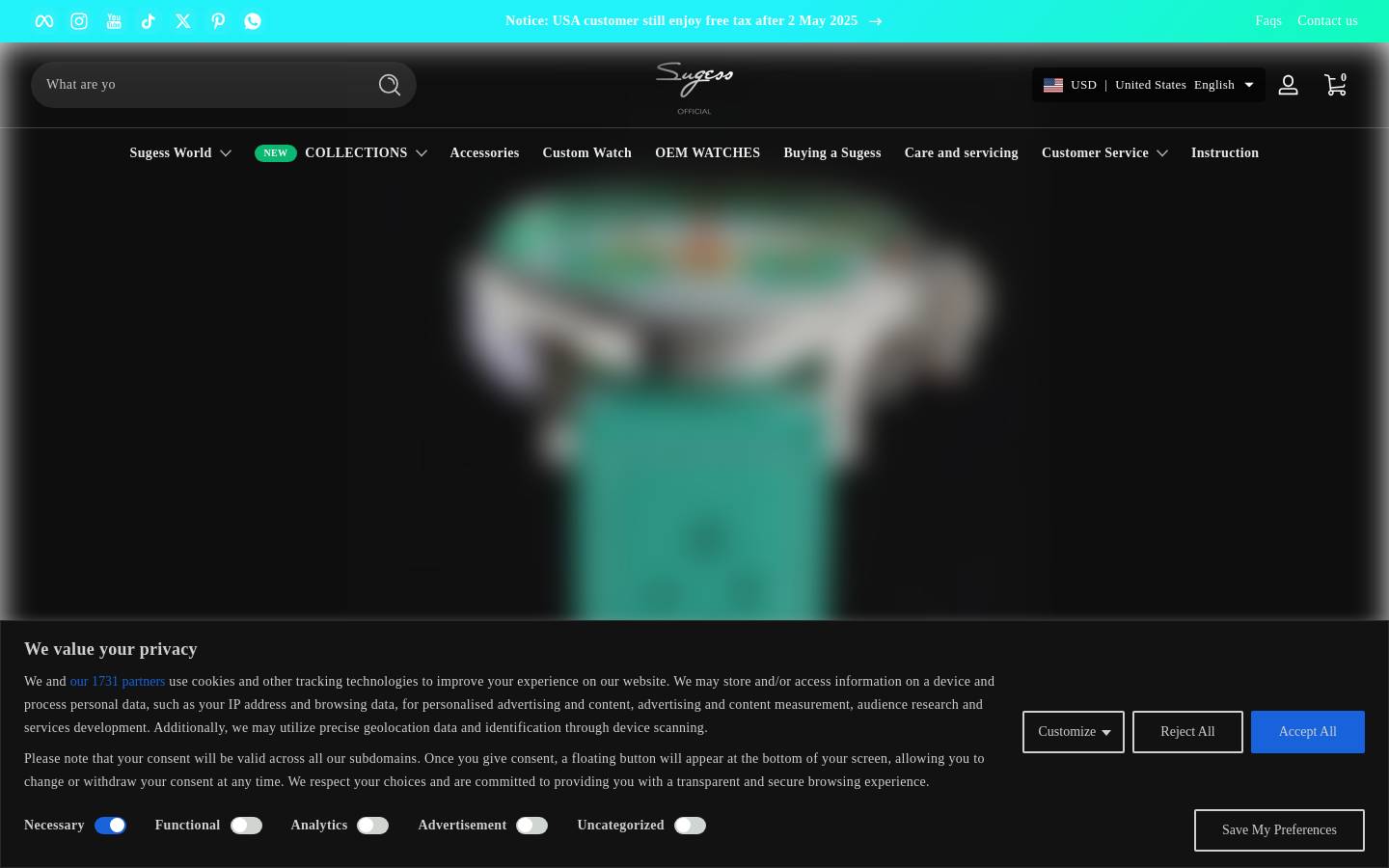 Sugessofficial homepage screenshot