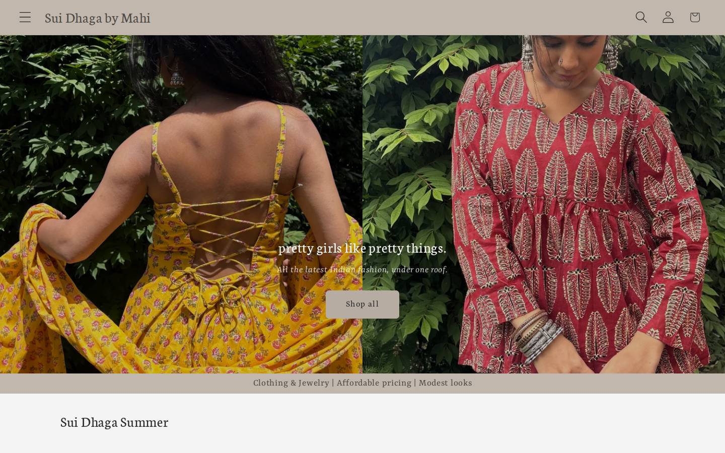 suidhagabymahi.com homepage screenshot