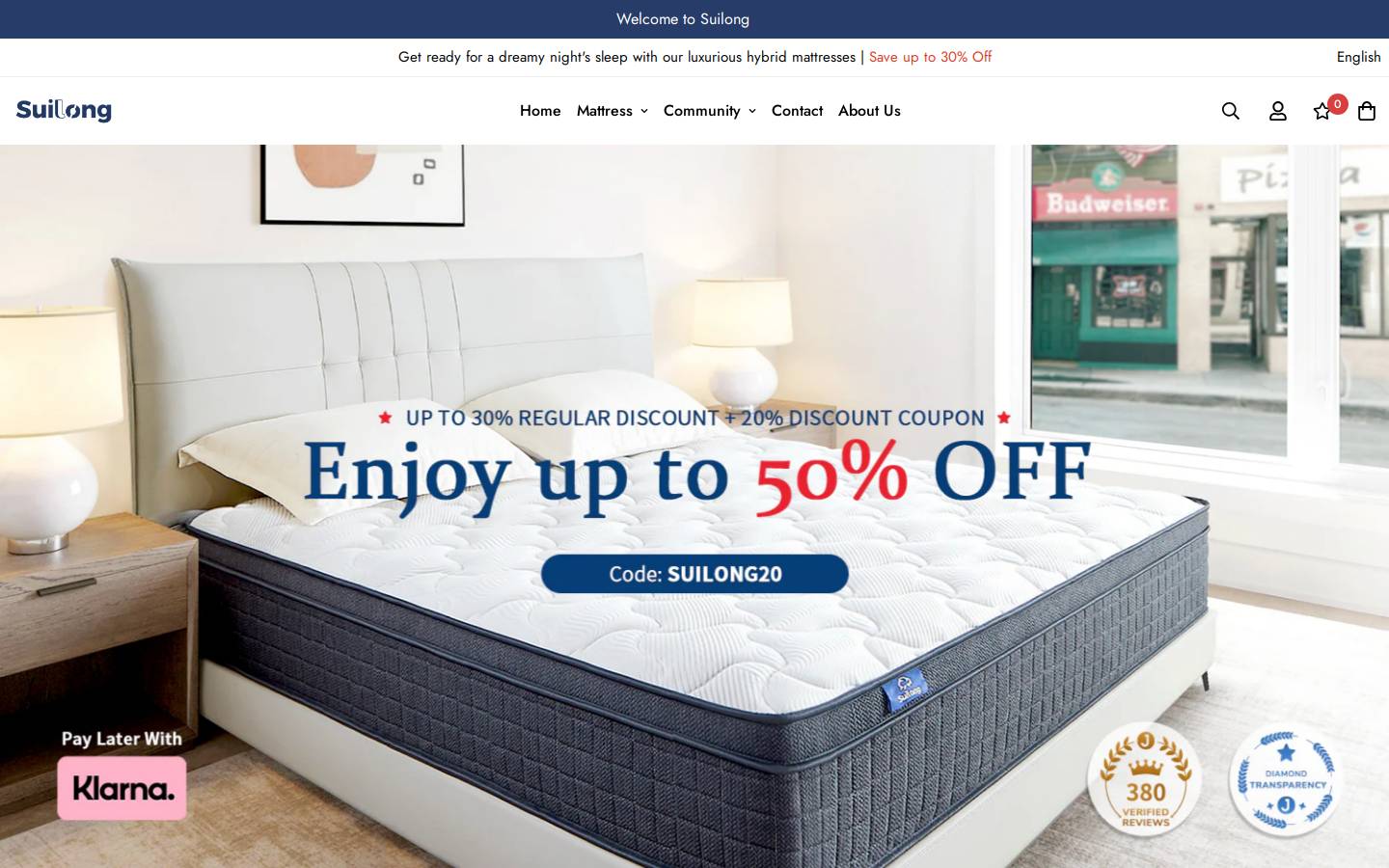 Suilong homepage screenshot