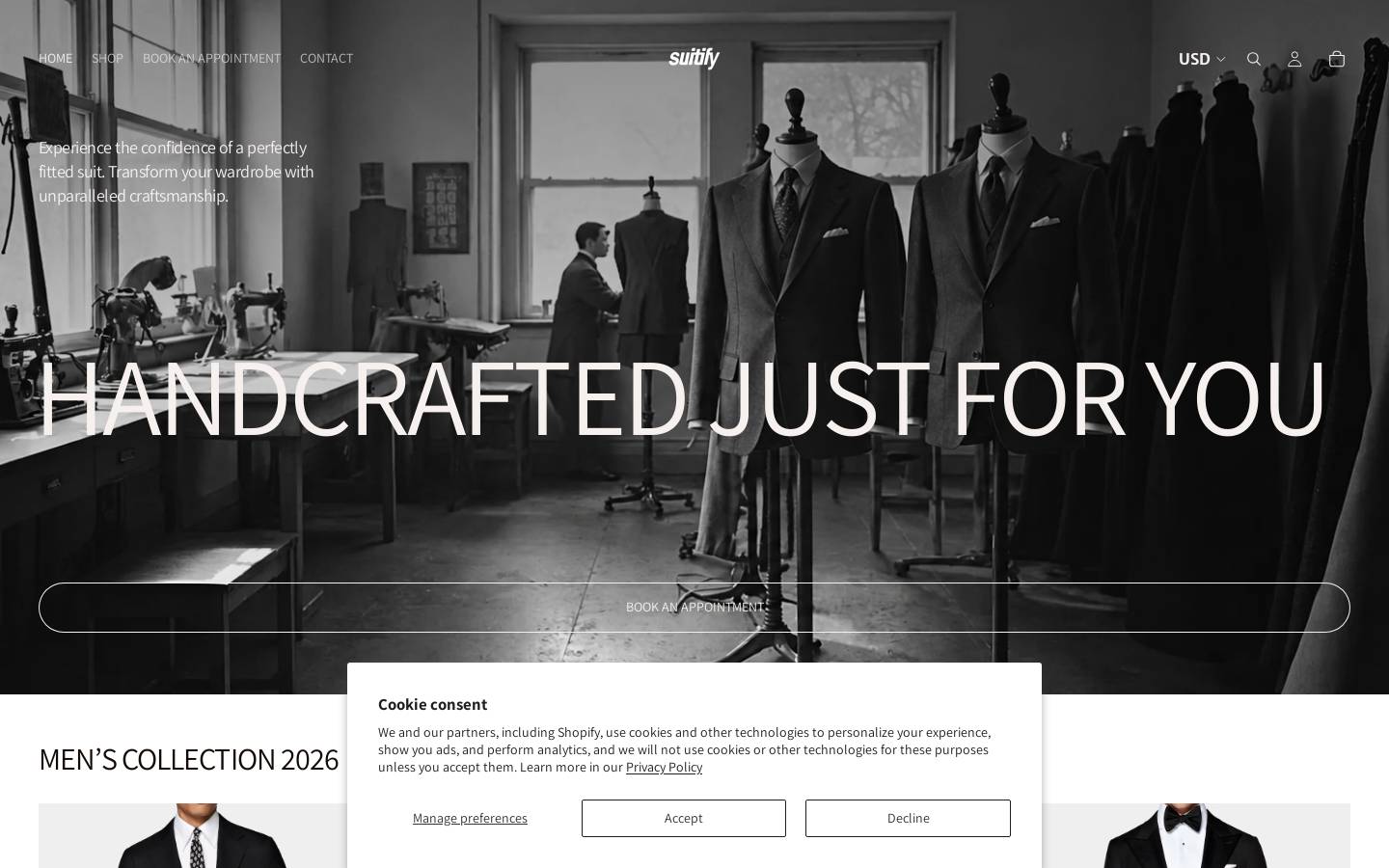 suitifyofficial.com homepage screenshot