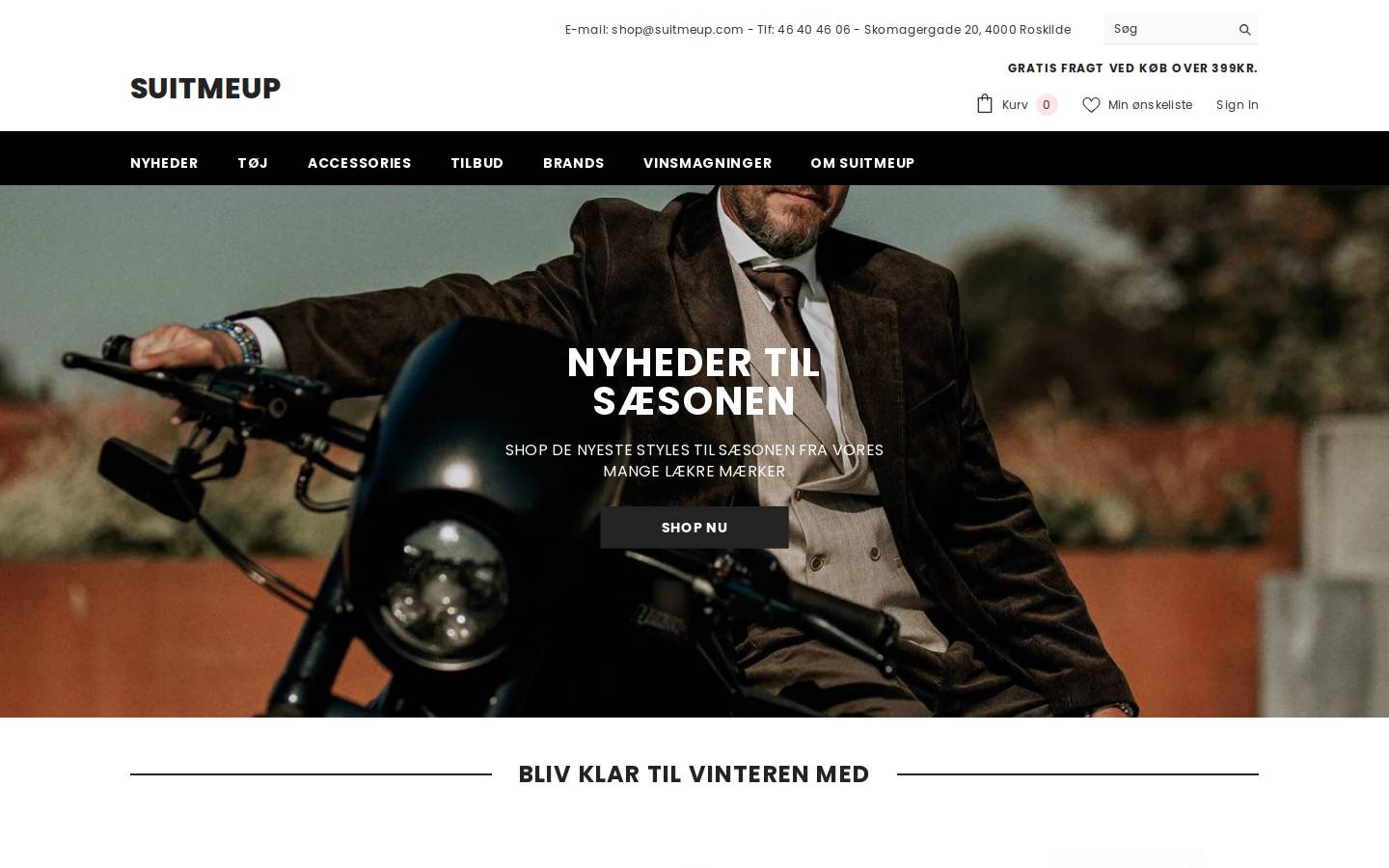 Suitmeup homepage screenshot