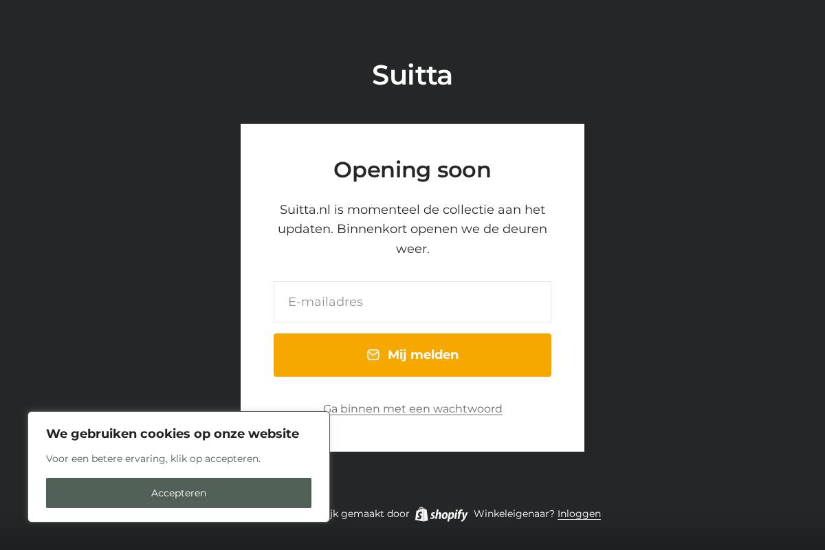 Suitta homepage screenshot