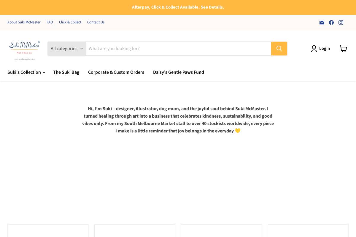 sukimcmaster.com homepage screenshot