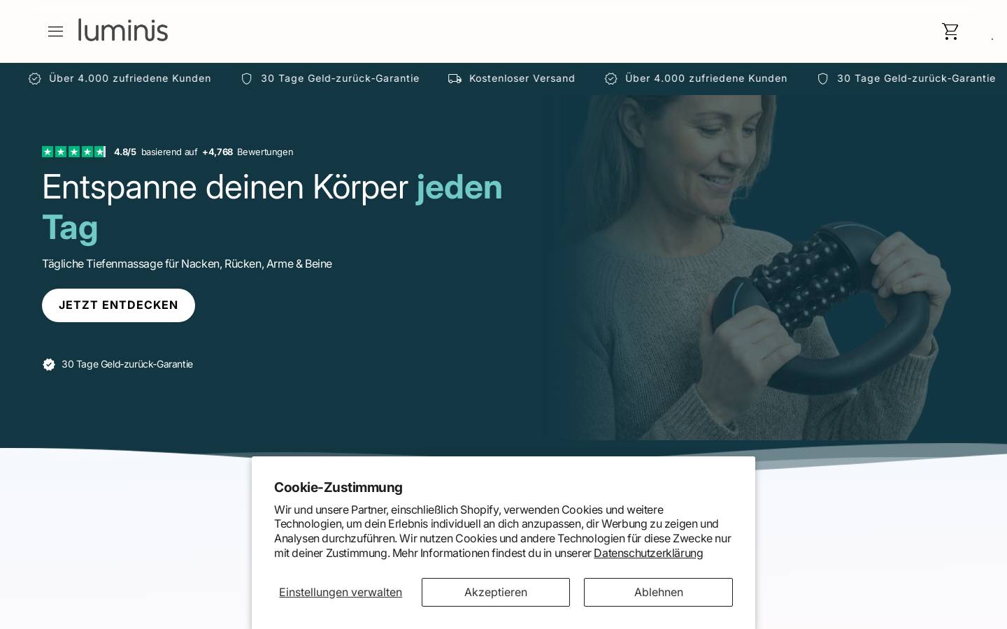 Sukoon homepage screenshot