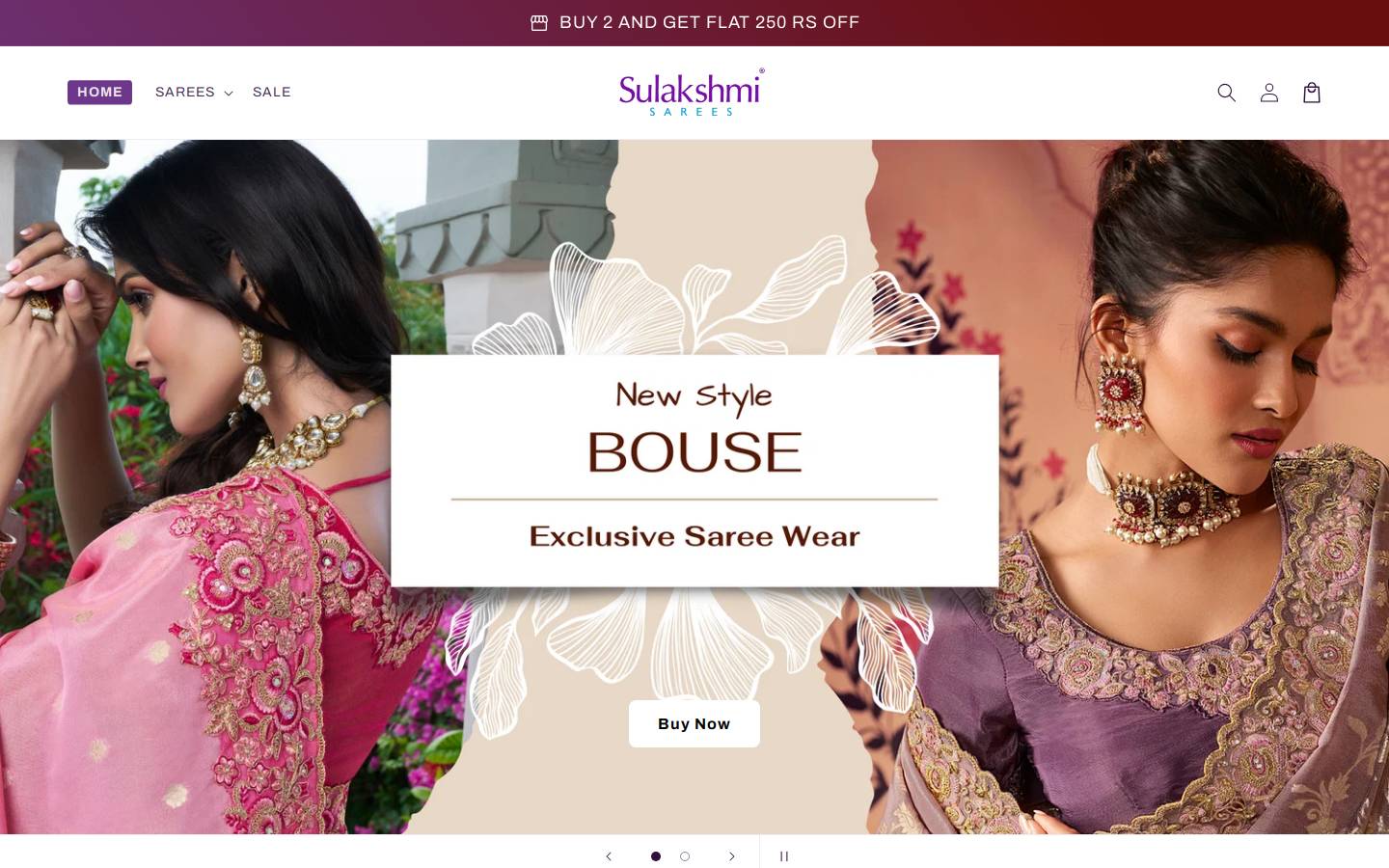sulakshmi.com homepage screenshot
