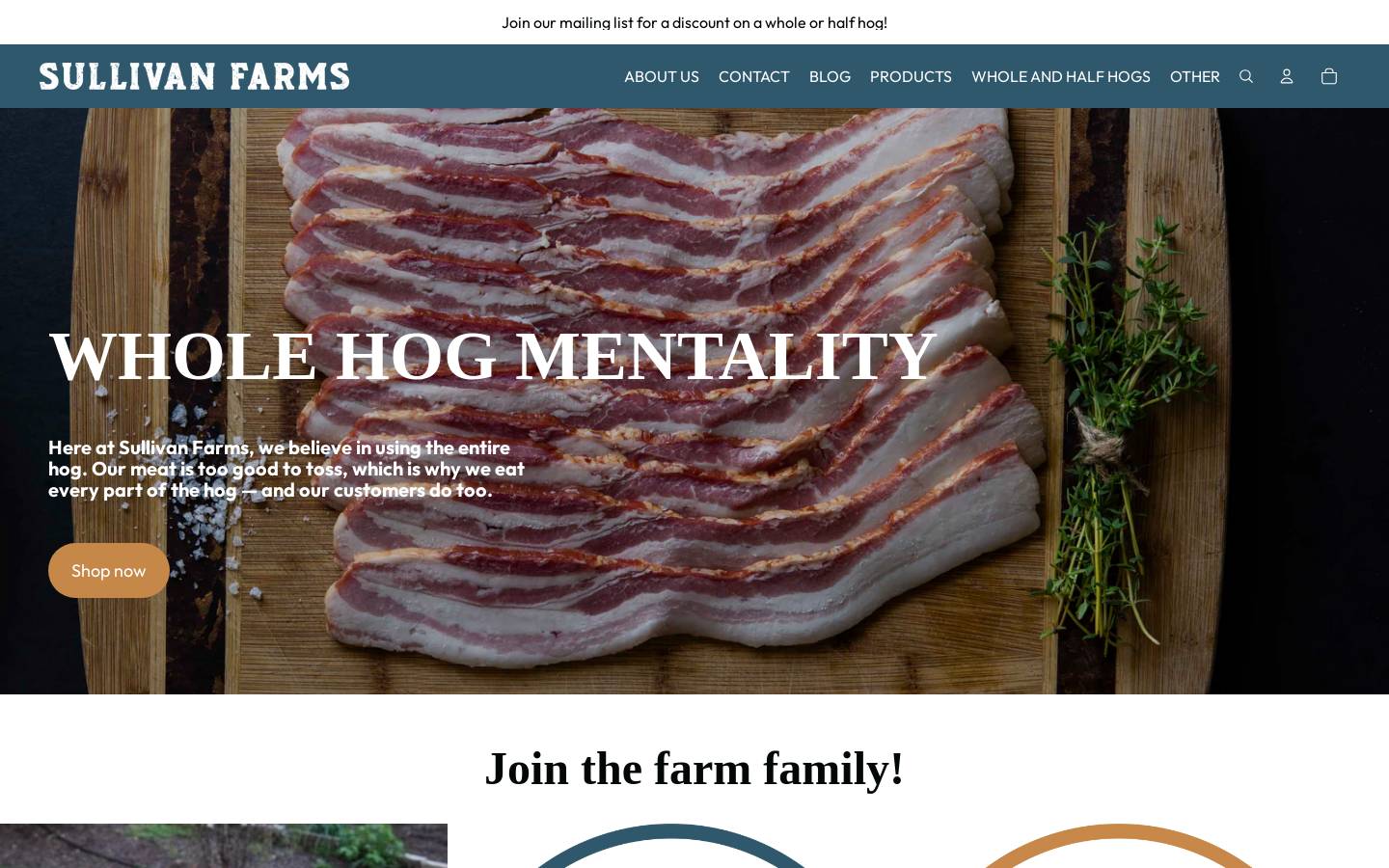sullivanfarmsmo.com homepage screenshot