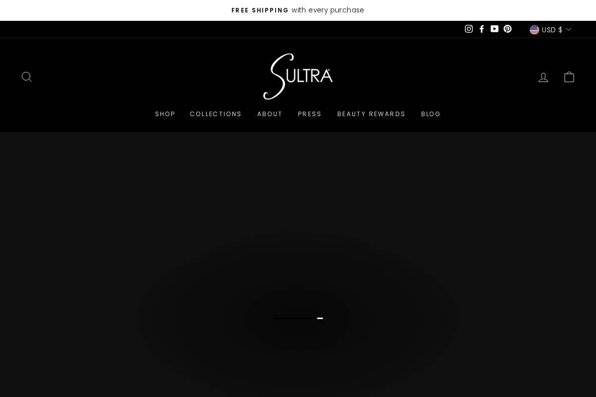 sultra.com homepage screenshot