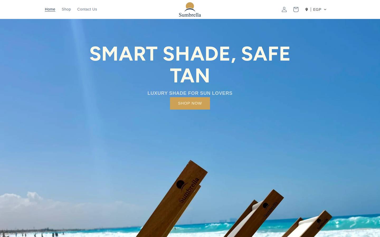 sumbrella.co homepage screenshot