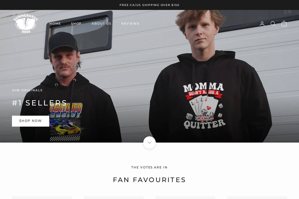 summerhaysbros.com homepage screenshot