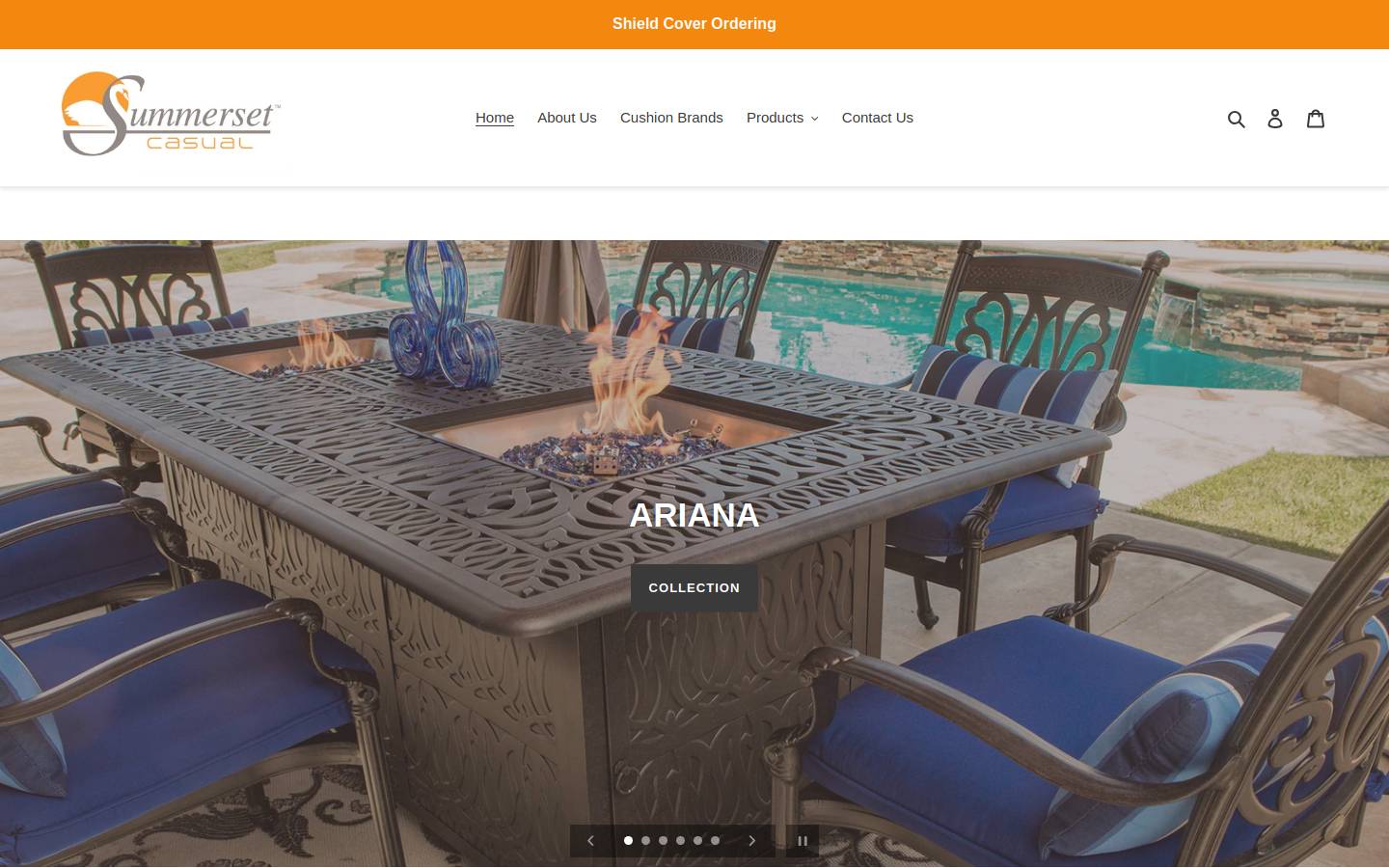 summersetcasual.com homepage screenshot