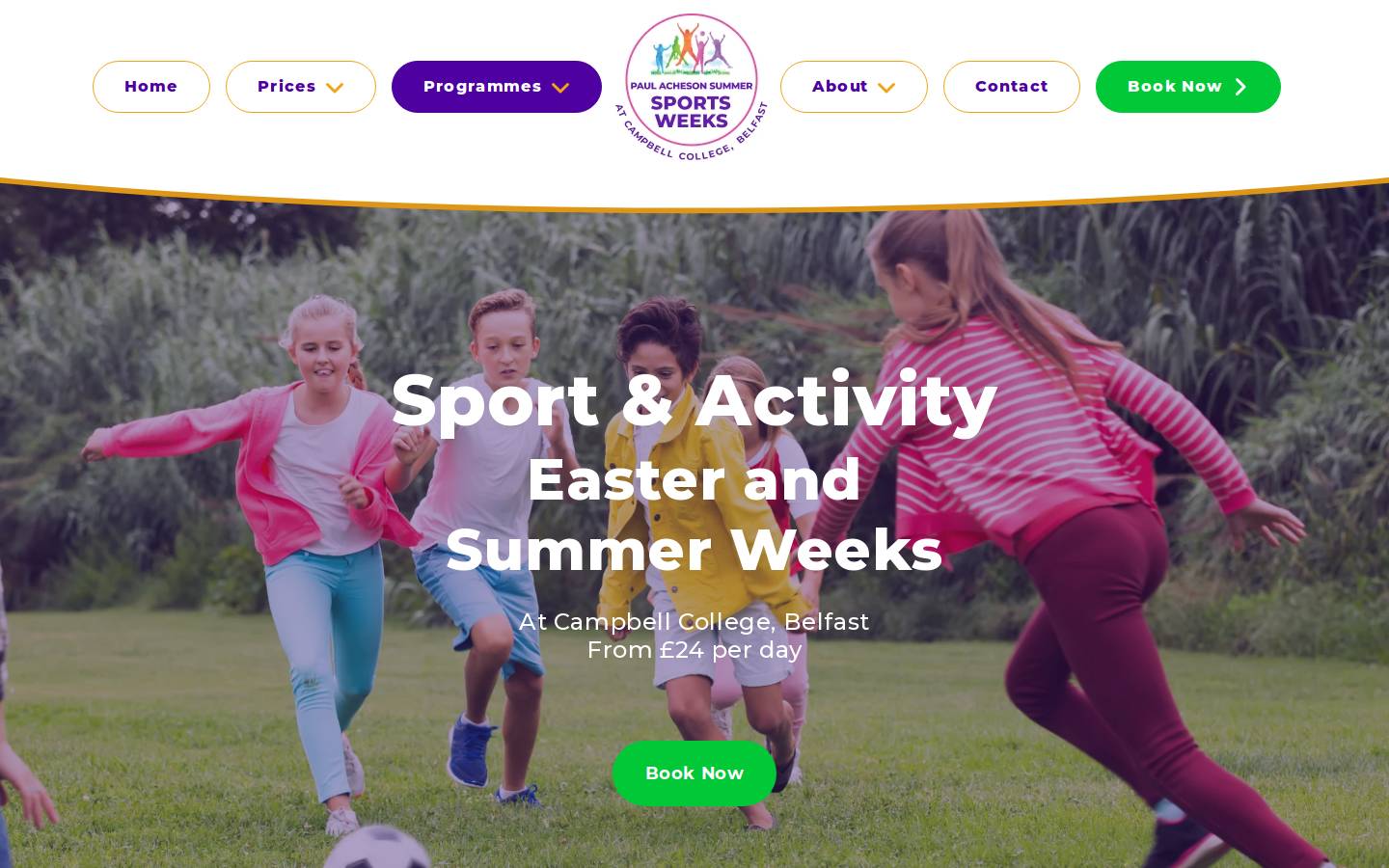 summersportsweeks.com homepage screenshot