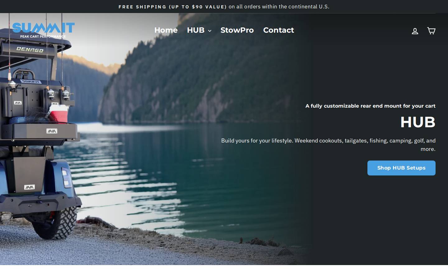 summitcartmods.com homepage screenshot