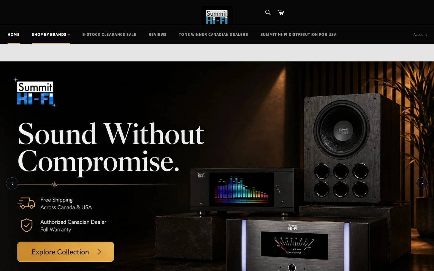 summithifi.com homepage screenshot