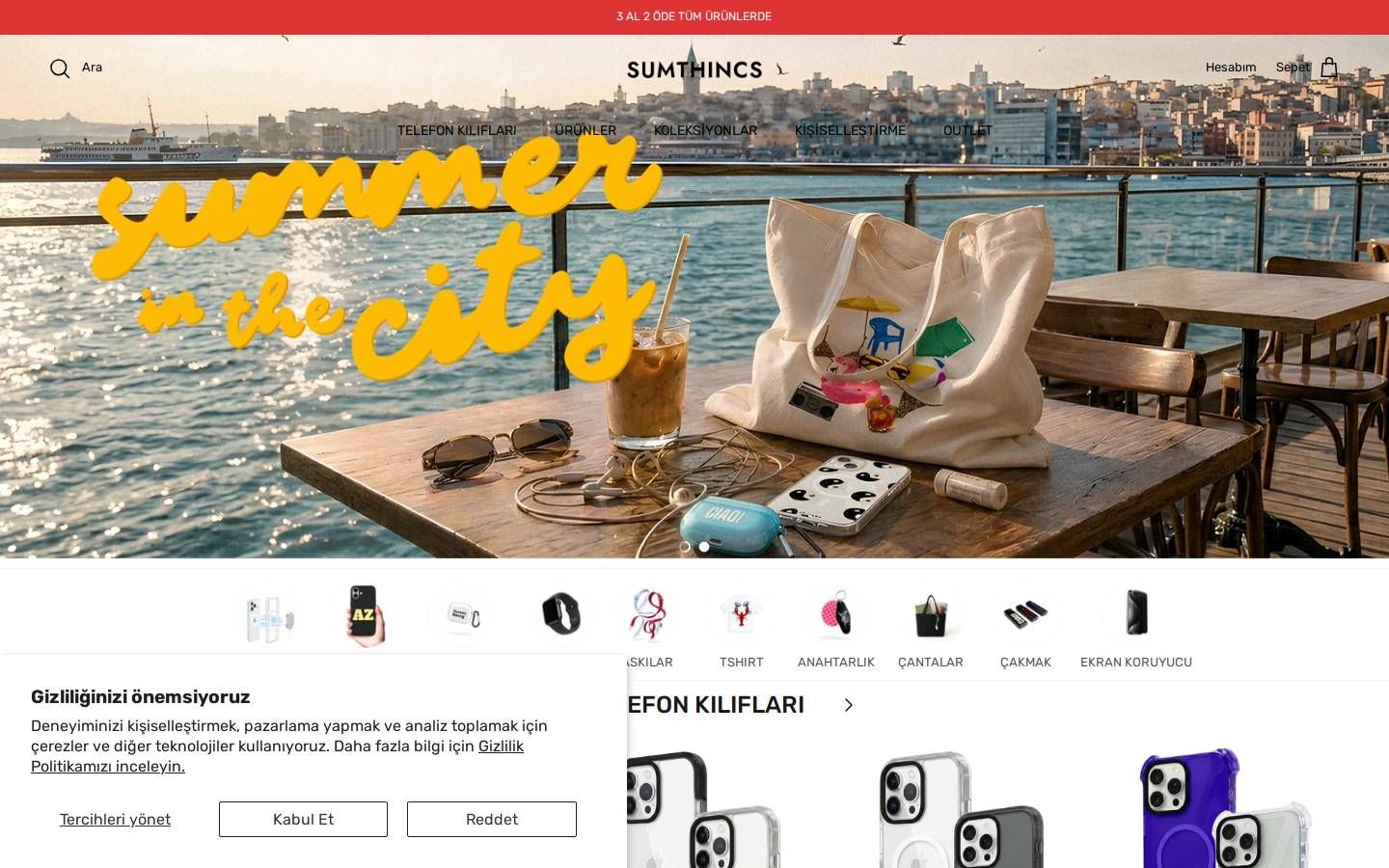 sumthincs.com homepage screenshot