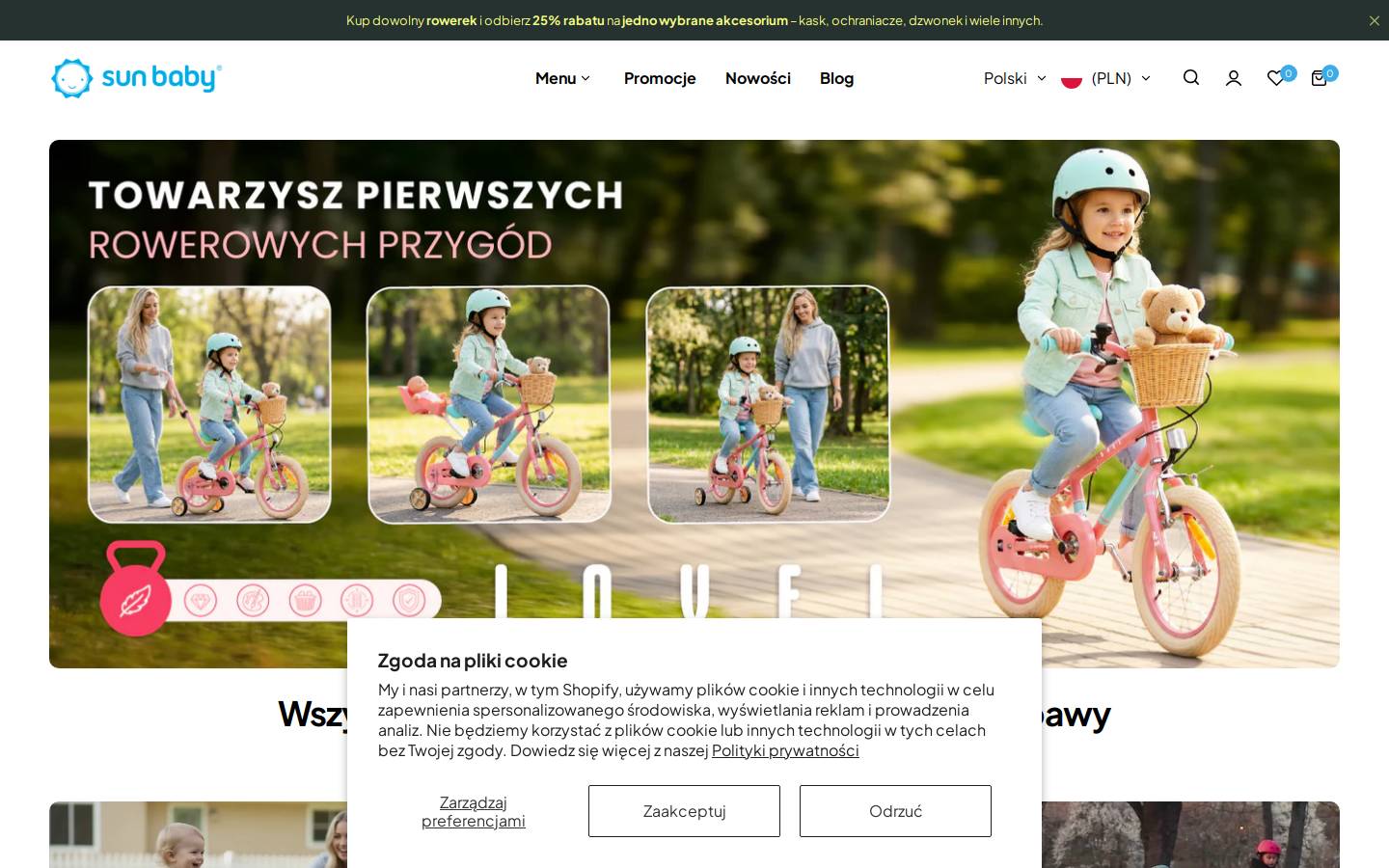 sunbaby.pl homepage screenshot