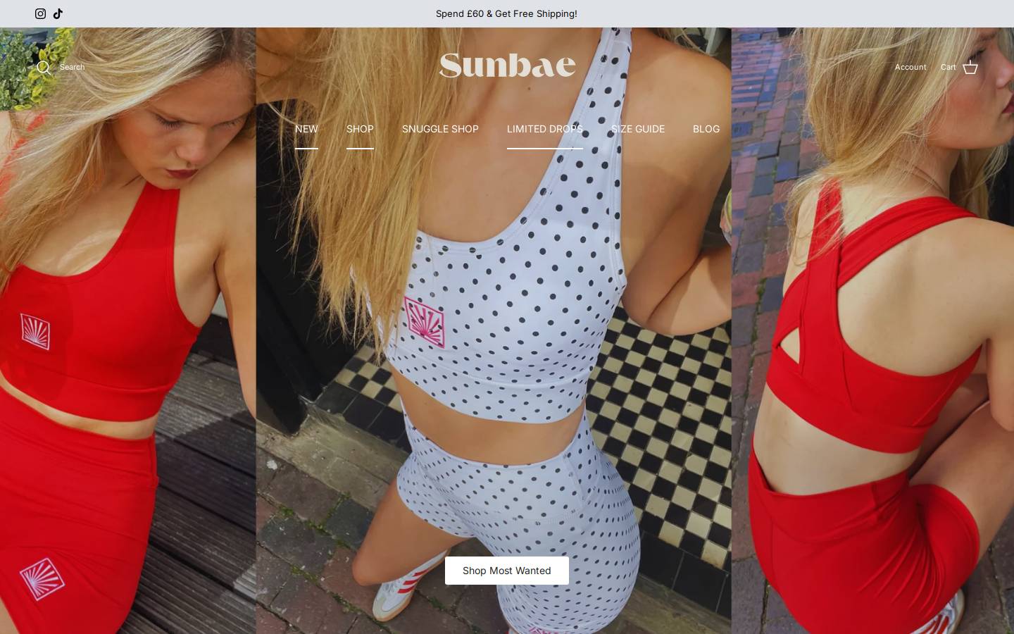 sunbae.co.uk homepage screenshot