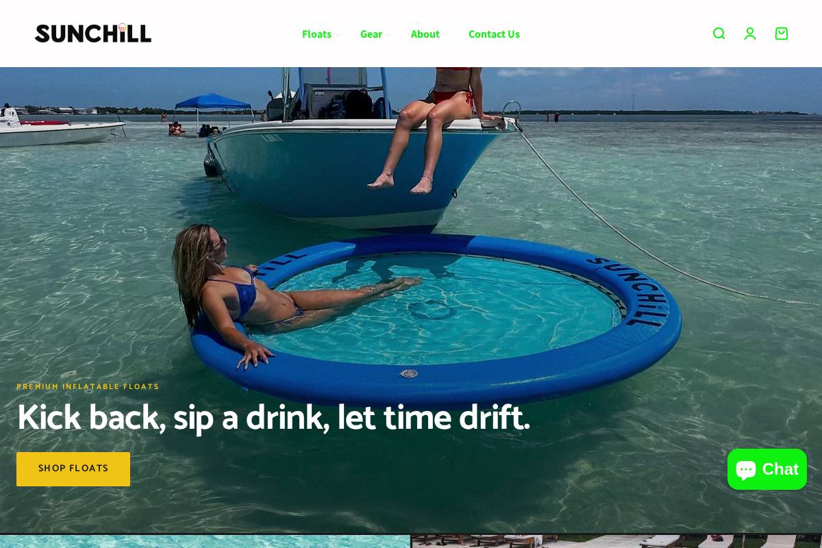 sunchill.com homepage screenshot