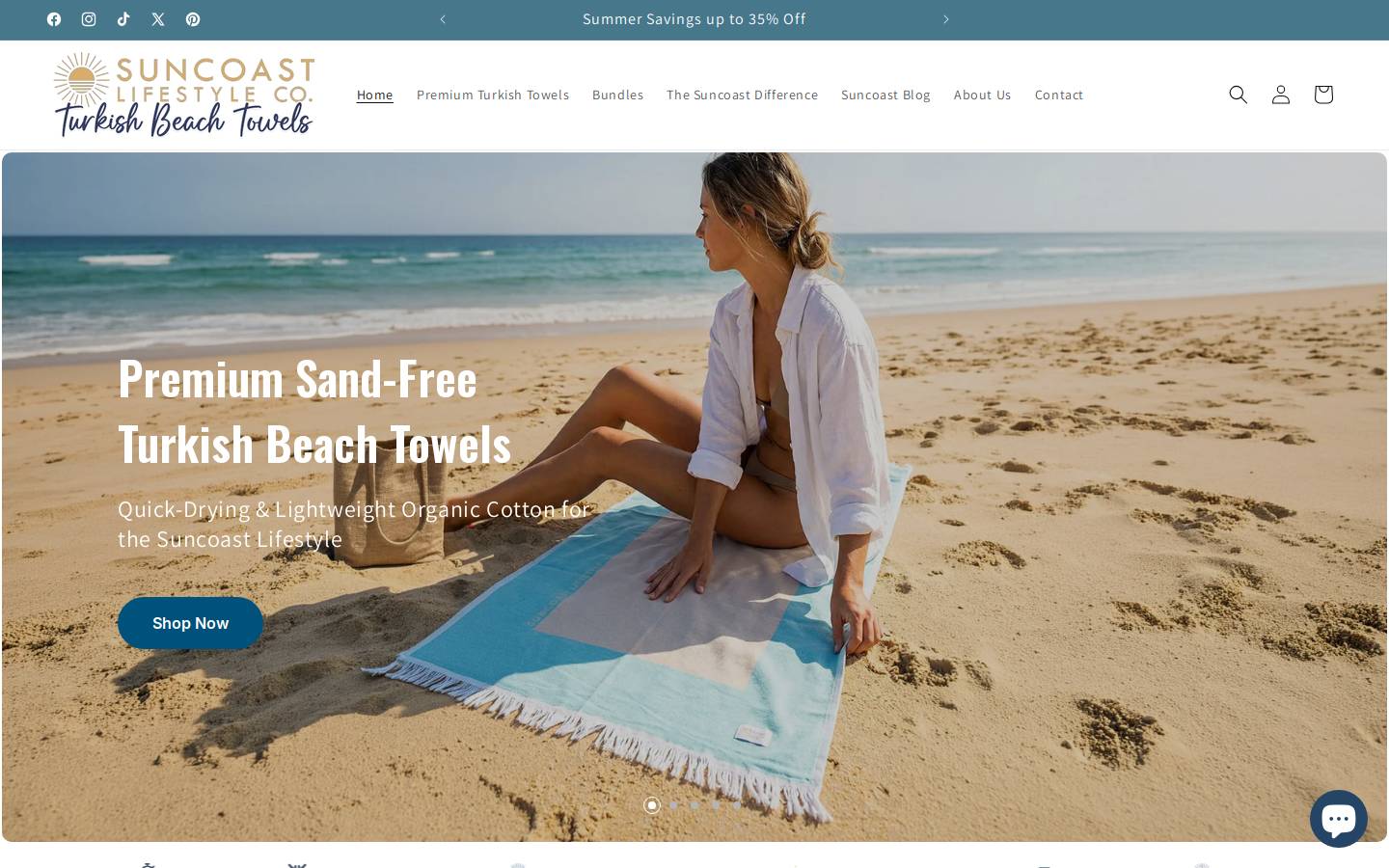 suncoastlifestyle.co homepage screenshot