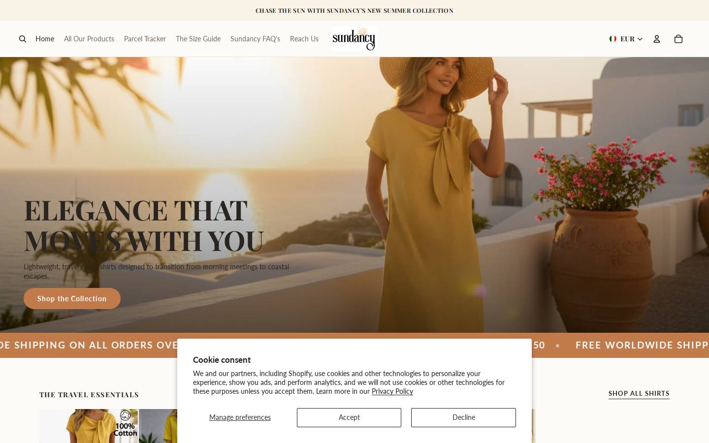 sundancy.com homepage screenshot