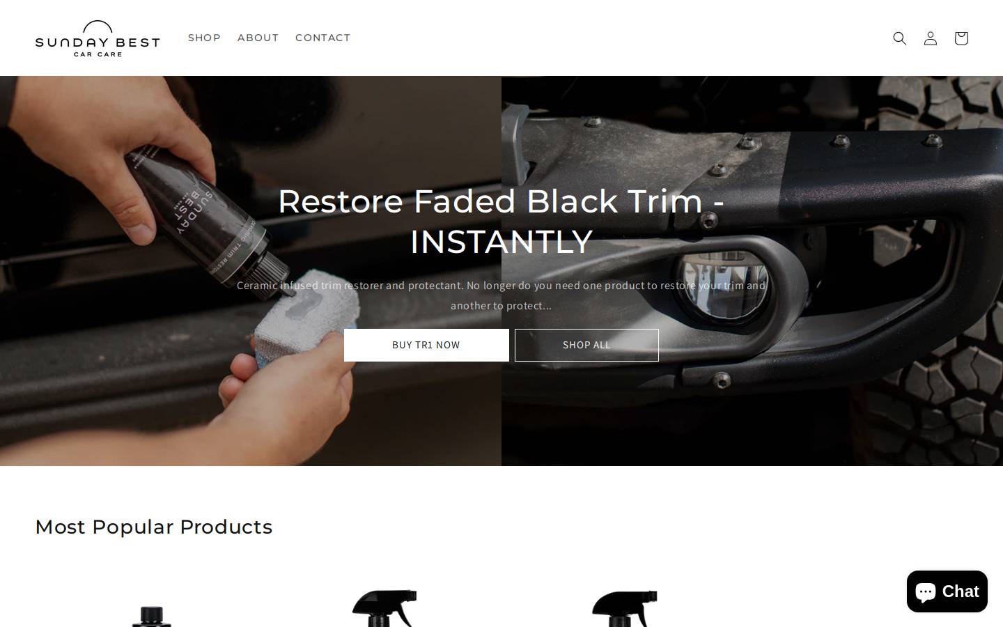 sundaybestcarcare.com homepage screenshot