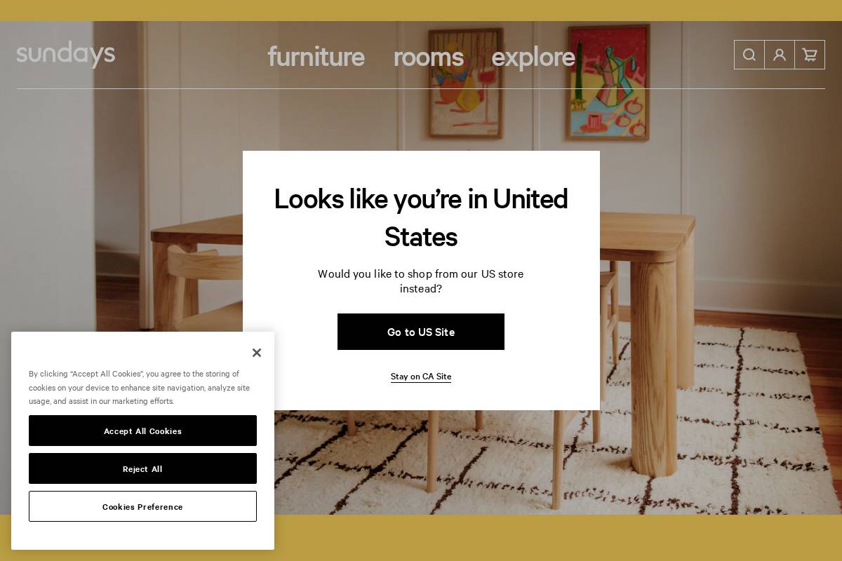 sundays-company.ca homepage screenshot