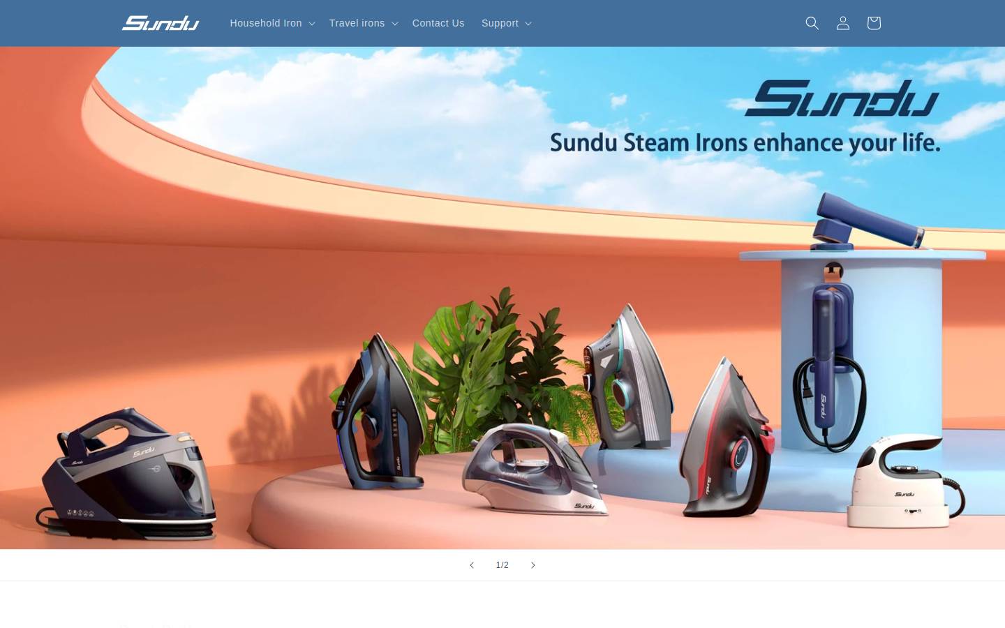 Sunduhome homepage screenshot