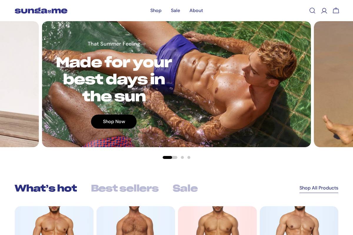 sunga.me homepage screenshot