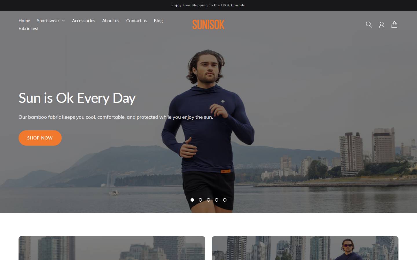 sunisok.com homepage screenshot