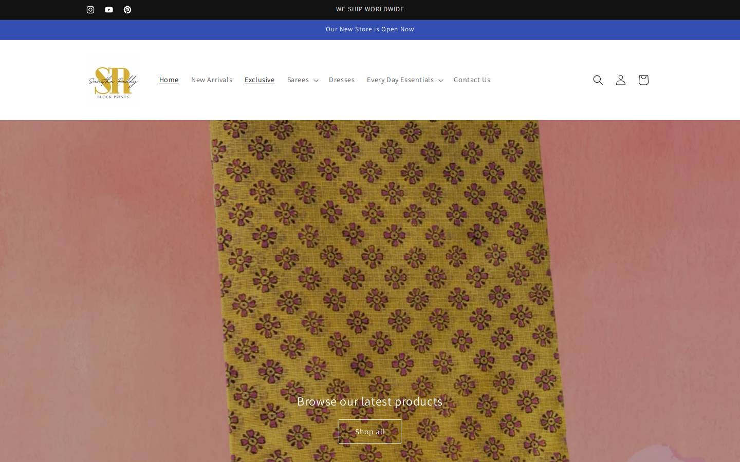 sunithareddy.in homepage screenshot