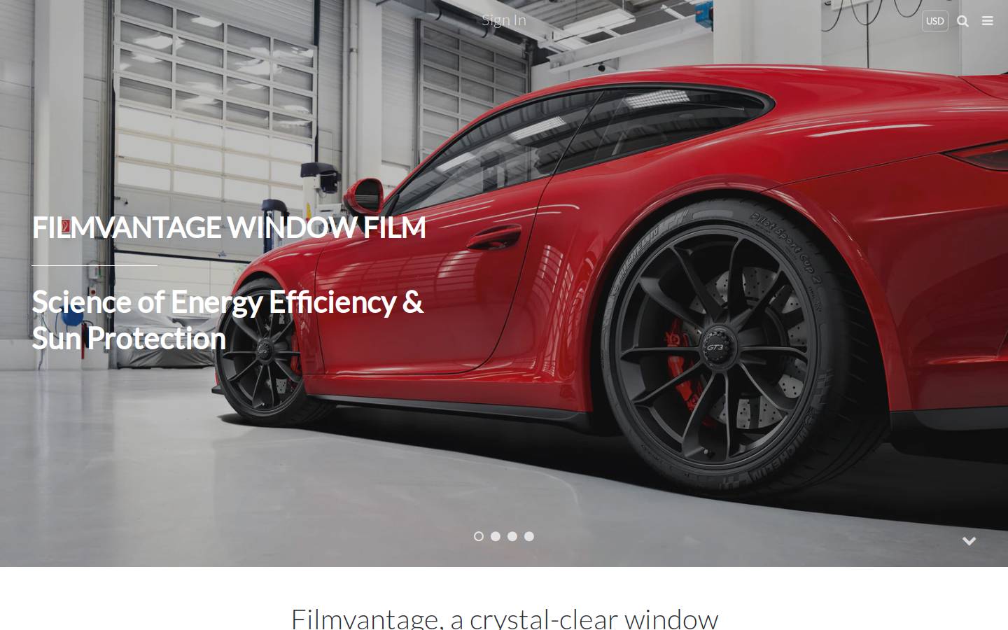 sunjoywindowtint.com homepage screenshot
