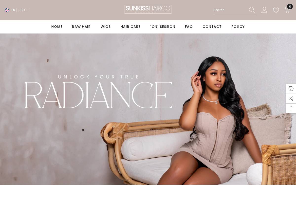 sunkisshairco.com homepage screenshot