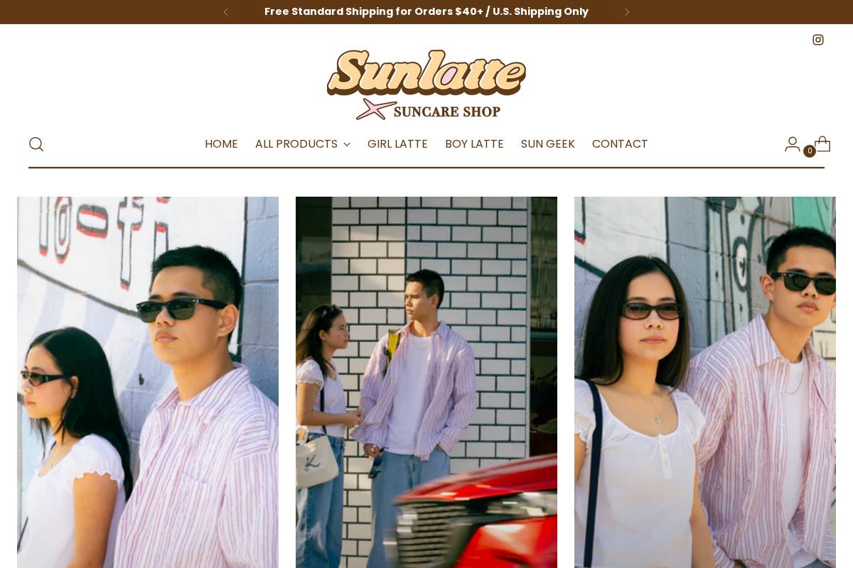 sunlatte.com homepage screenshot
