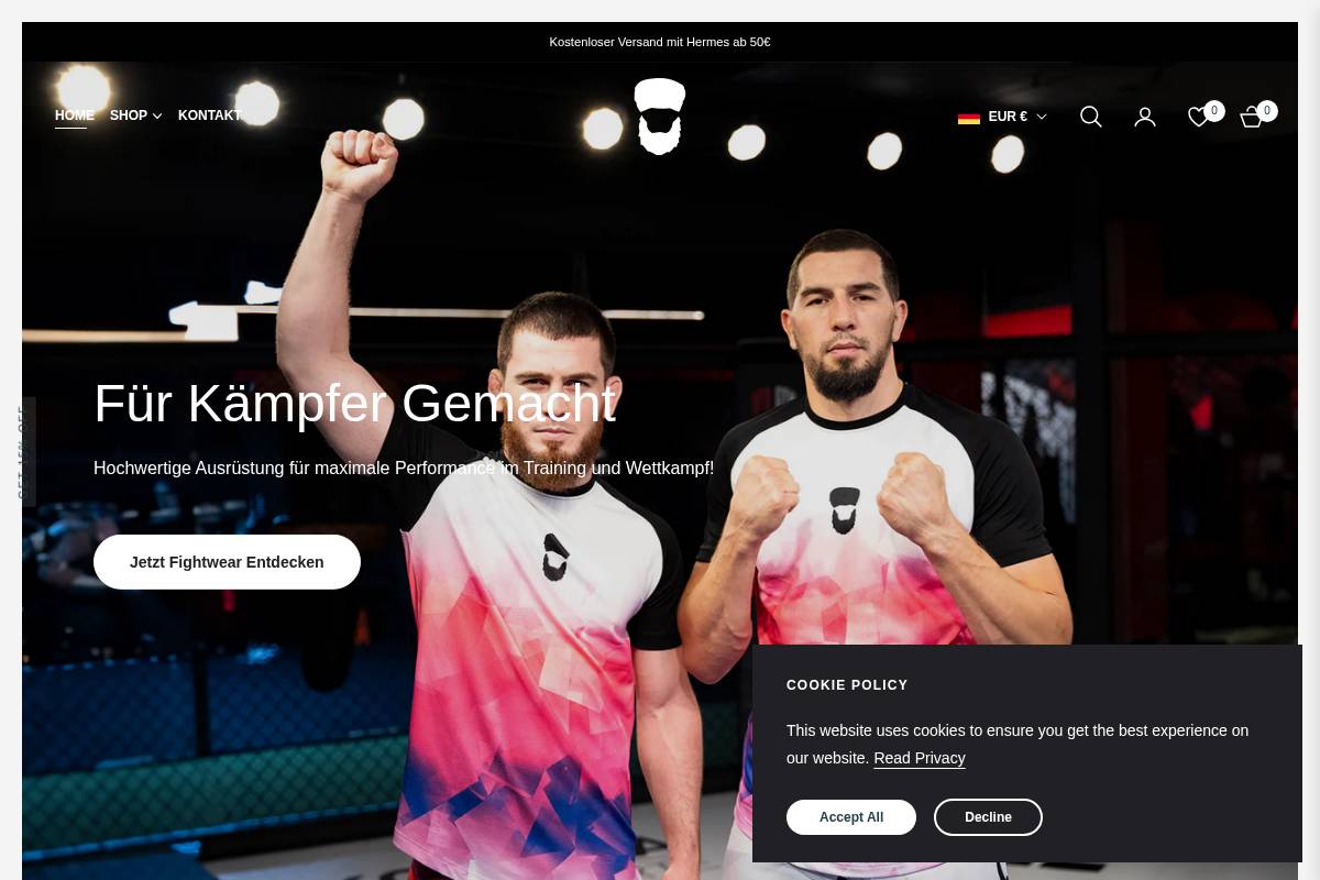 Sunnah Sports homepage screenshot