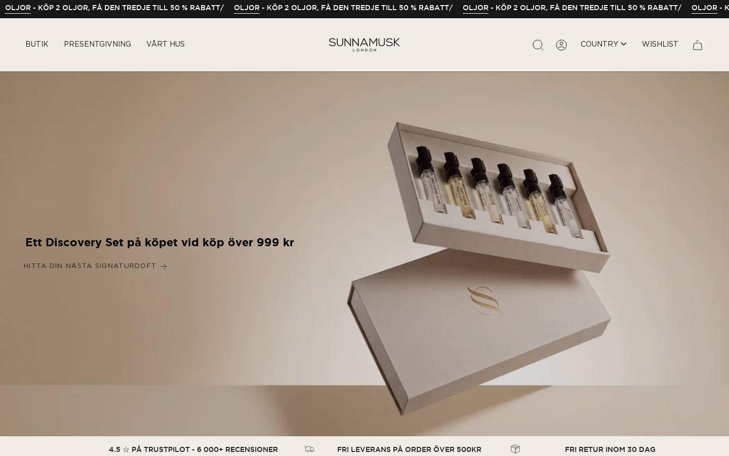 Sunnamusk homepage screenshot
