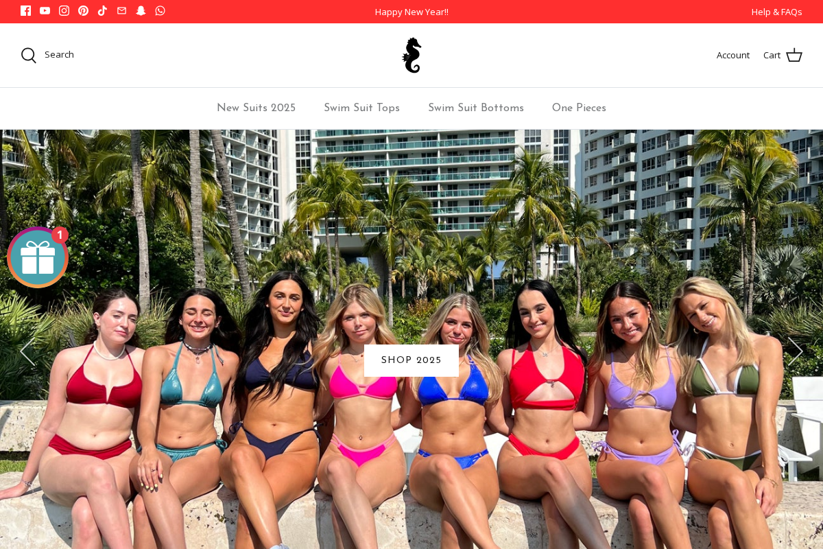 Sunny Co Clothing homepage screenshot