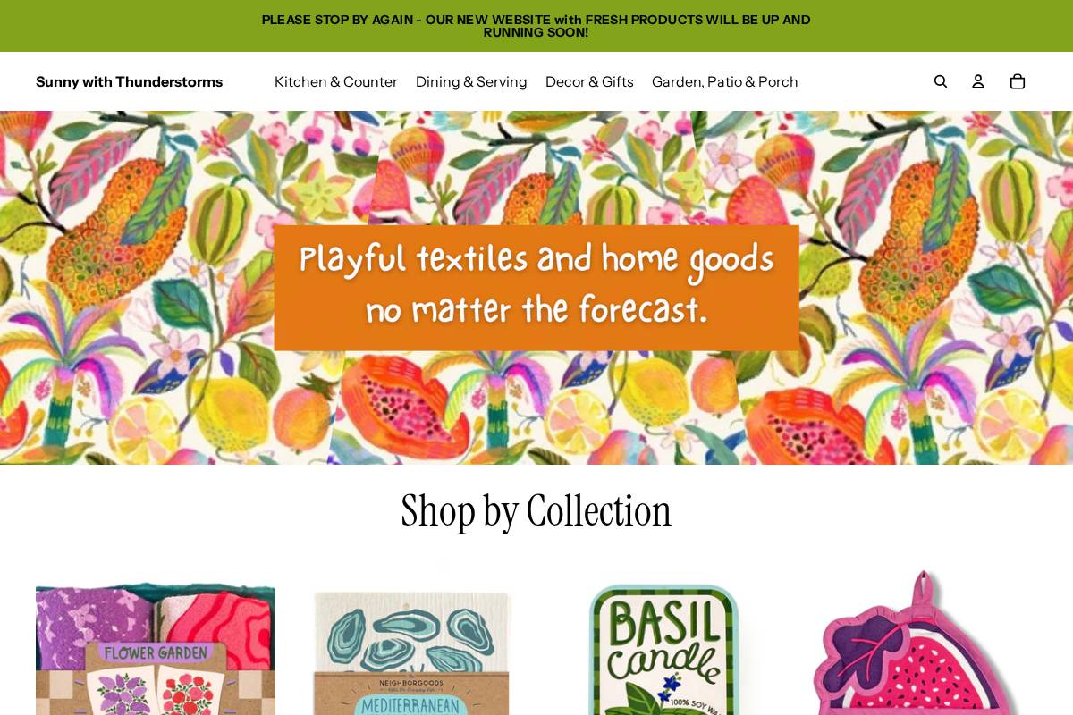 sunnywiththunderstorms.com homepage screenshot