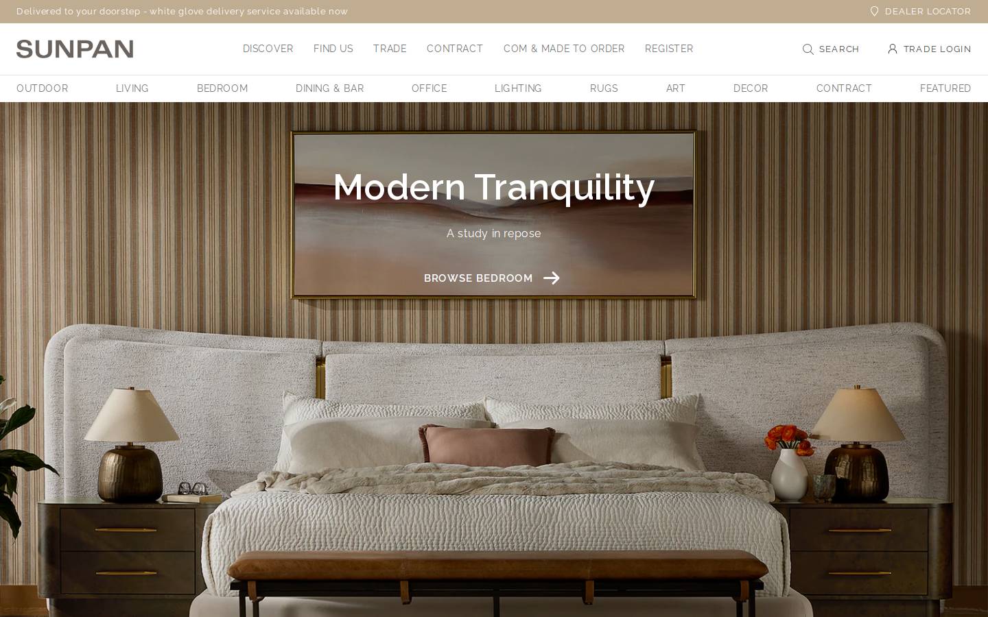 SUNPAN homepage screenshot