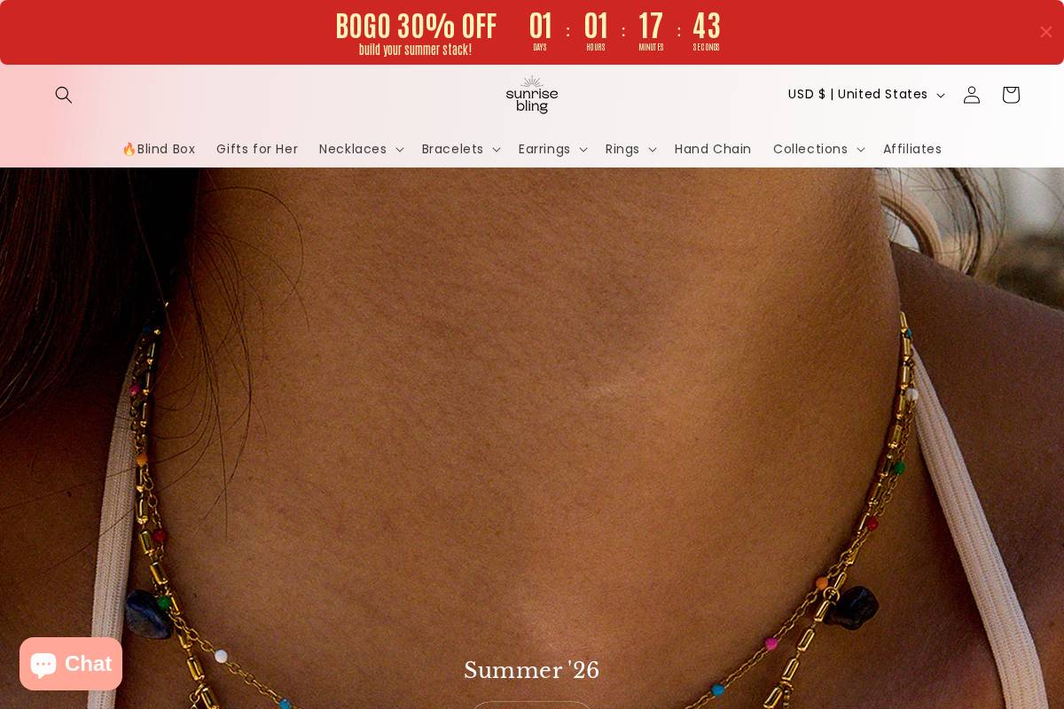 sunrisebling.com homepage screenshot