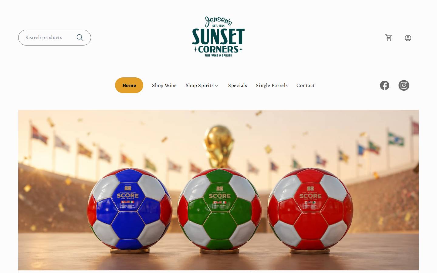sunsetcorners.com homepage screenshot