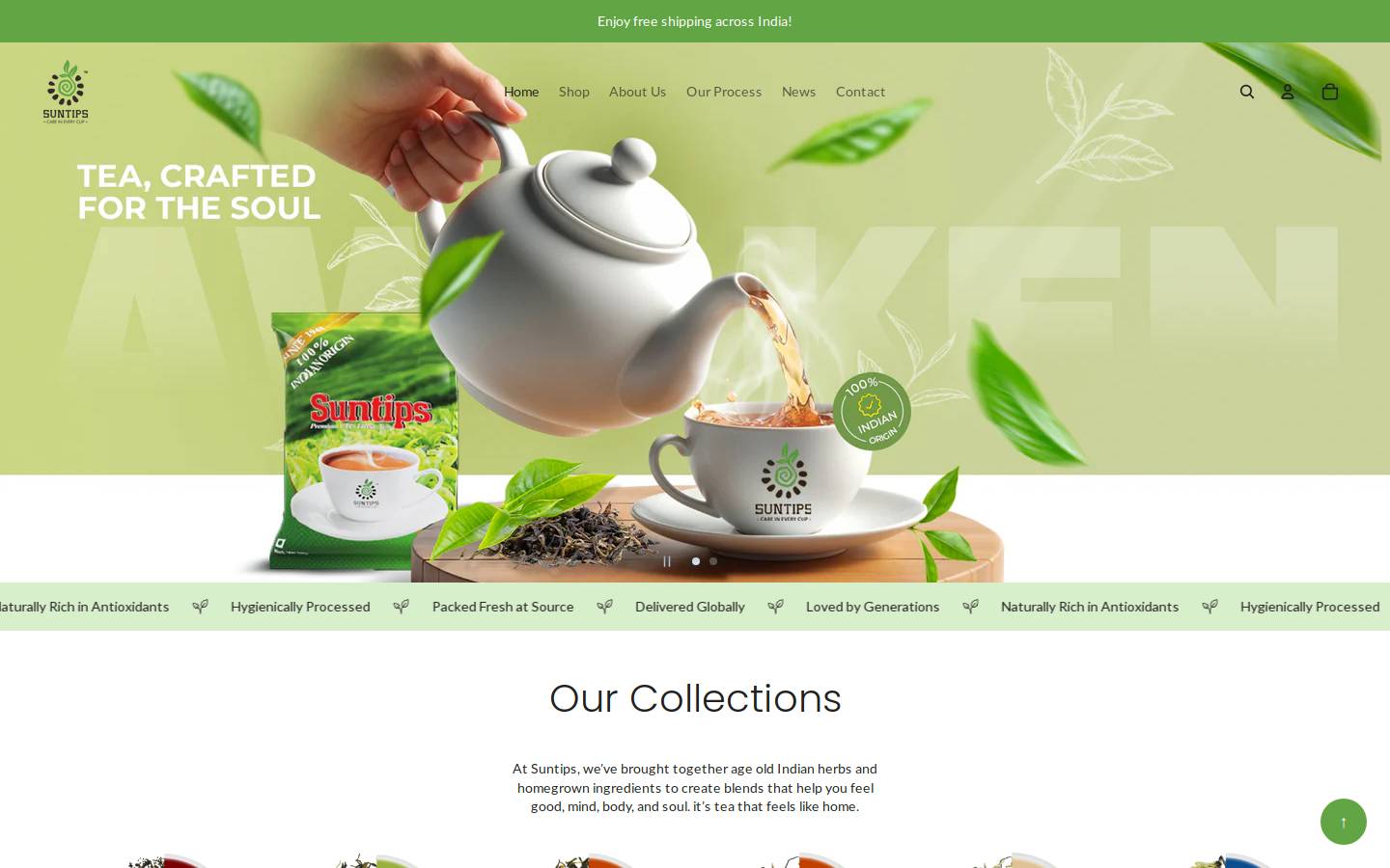 suntips.in homepage screenshot