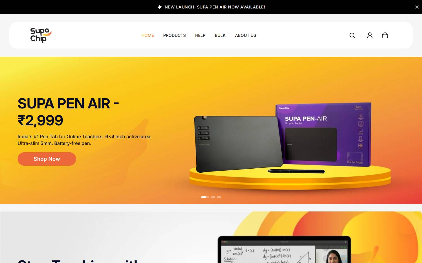 supachip.com homepage screenshot