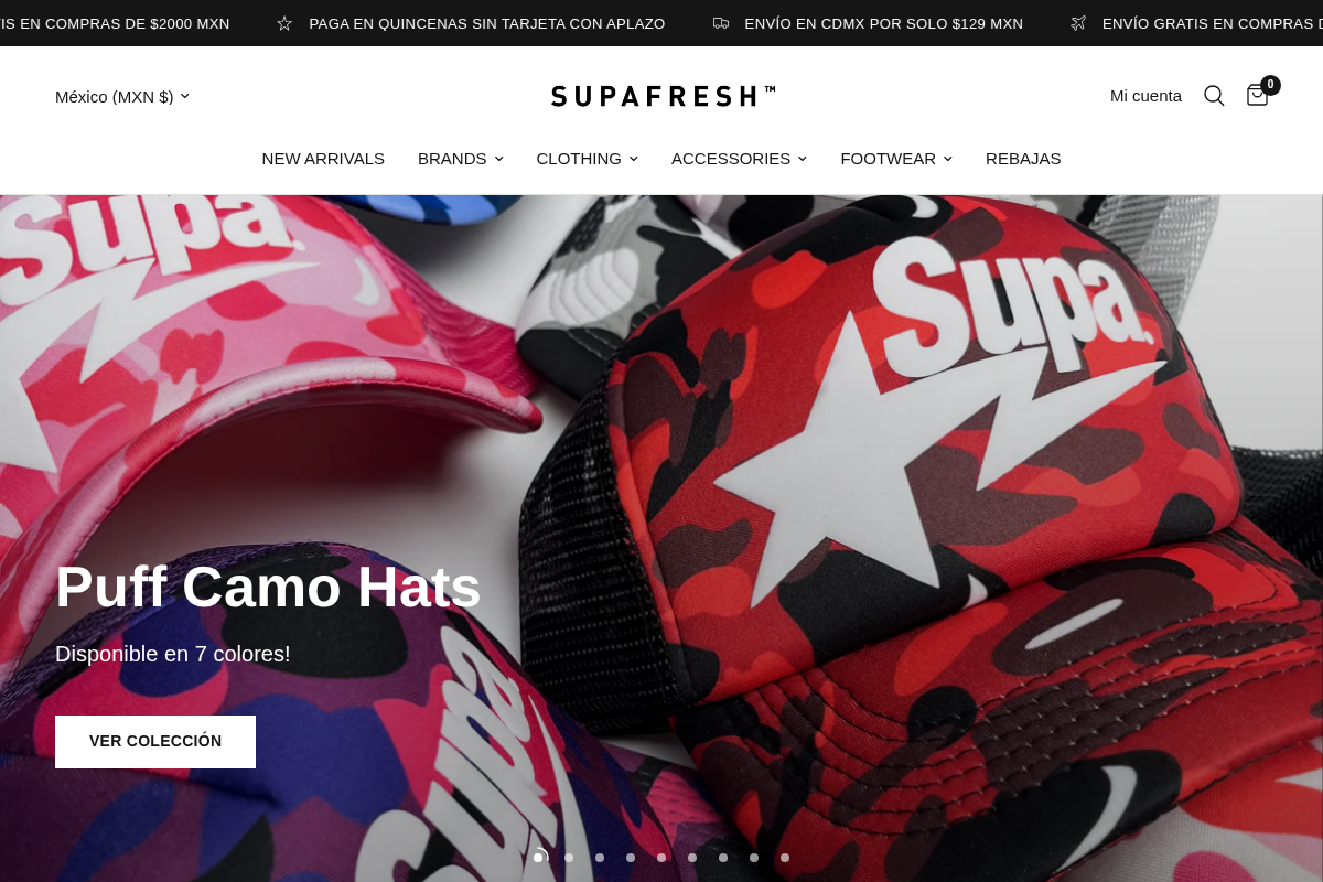 supafresh.com.mx homepage screenshot